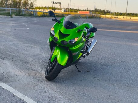 2010 Kawasaki ZX-14R, зелёный, 895000 рублей, вид 1