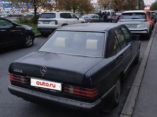 1992 Mercedes-Benz 190 (W201), чёрный, 130000 рублей, вид 3
