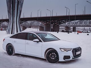 2020 Audi A6 40 TDI V (C8), белый, 3650000 рублей, вид 4