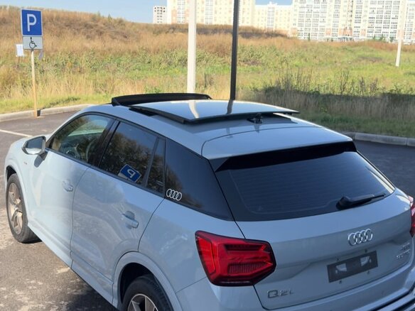 2023 Audi Q2 L 35 TFSI I Рестайлинг, голубой, 1964000 рублей - вид 3