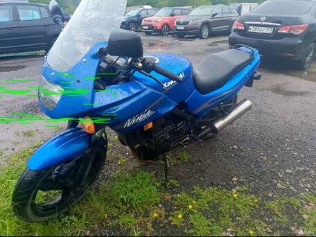 2009 Kawasaki GPZ 500, синий, 199000 рублей, вид 3