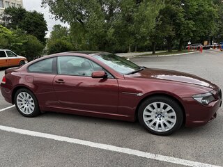 2005 BMW 6 серии 645i II (E63/E64), красный, 1375000 рублей, вид 2