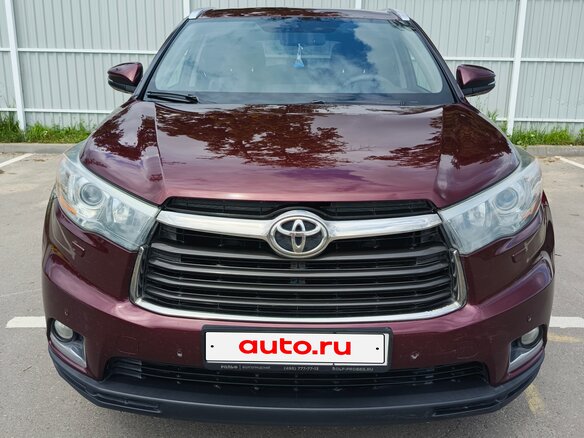 2014 Toyota Highlander III (XU50), красный, 2800000 рублей