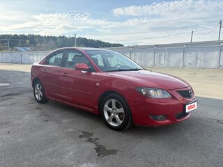 2006 Mazda 3 I (BK) Рестайлинг, красный, 595000 рублей, вид 3