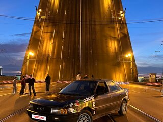 1990 Audi 80 IV (B3), серебристый, 100000 рублей, вид 1