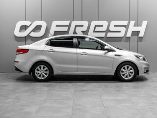2015 Kia Rio III Рестайлинг, серебристый, 1125000 рублей, вид 5