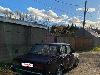 2006 Lada (ВАЗ) 2107, пурпурный, 75000 рублей, вид 1