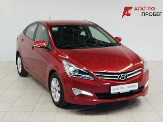 2016 Hyundai Solaris I Рестайлинг, красный, 1040000 рублей, вид 3
