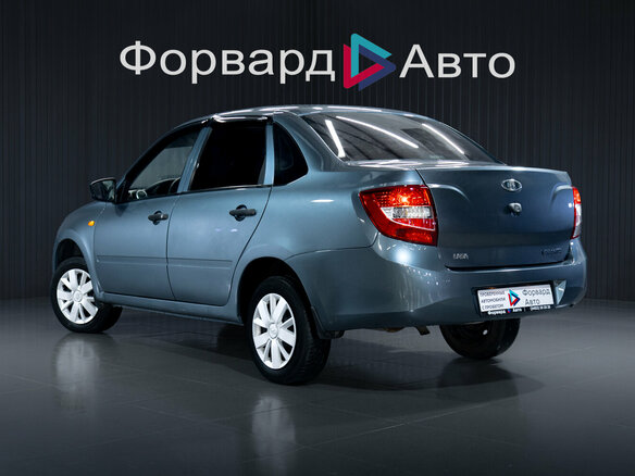 2013 Lada (ВАЗ) Granta I, синий, 360000 рублей - вид 4