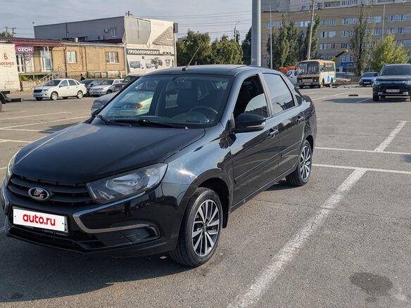 2019 Lada (ВАЗ) Granta I Рестайлинг, чёрный, 680000 рублей - вид 3