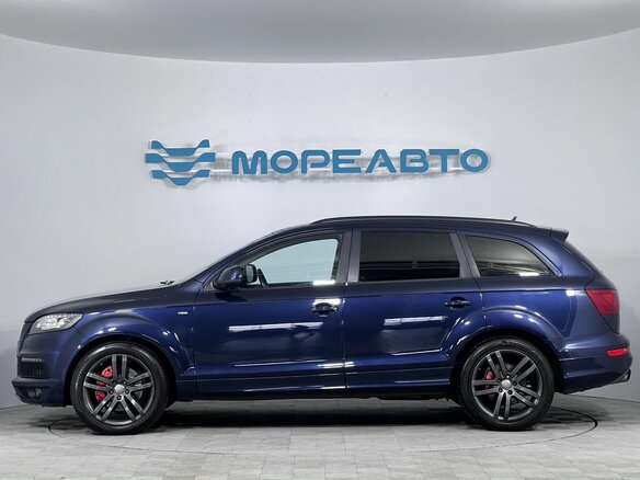 2012 Audi Q7 I (4L) Рестайлинг, синий, 1750000 рублей - вид 7