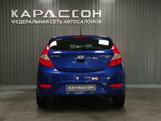 2012 Hyundai Solaris I, синий, 610000 рублей, вид 4