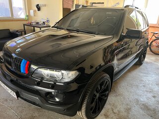 2004 BMW X5 4.4i I (E53) Рестайлинг, чёрный, 1100000 рублей, вид 1