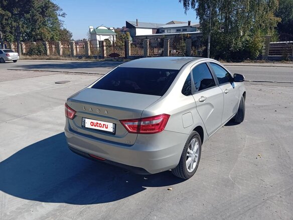 2019 Lada (ВАЗ) Vesta I, бежевый, 1050000 рублей - вид 2