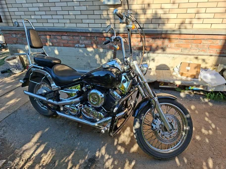 2001 Yamaha XVS650 Drag Star, чёрный, 440000 рублей, вид 1