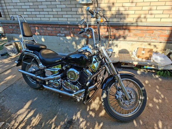 2001 Yamaha XVS650 Drag Star, чёрный, 440000 рублей