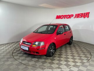 2007 Chevrolet Aveo I, красный, 250000 рублей, вид 1