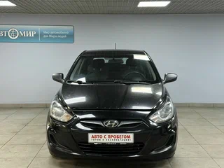 2012 Hyundai Solaris I, чёрный, 771000 рублей, вид 2