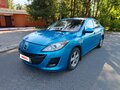 2011 Mazda 3 II (BL), голубой, 650000 рублей