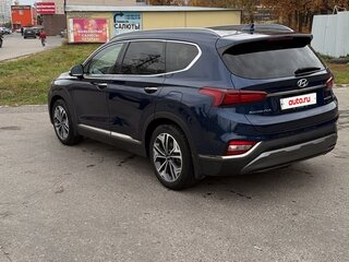 2019 Hyundai Santa Fe IV, синий, 3250000 рублей, вид 4