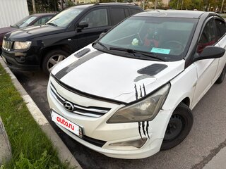 2016 Hyundai Solaris I Рестайлинг, серый, 430000 рублей, вид 2