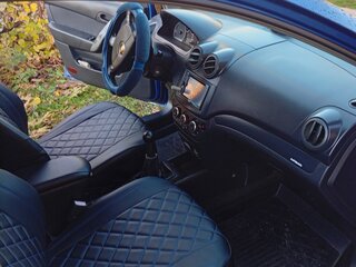 2009 Chevrolet Aveo I Рестайлинг, синий, 300000 рублей, вид 3
