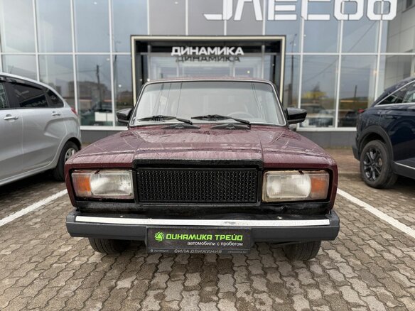 2007 Lada (ВАЗ) 2107, красный, 185000 рублей - вид 1
