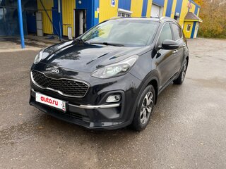 2021 Kia Sportage IV Рестайлинг, чёрный, 2200000 рублей, вид 1
