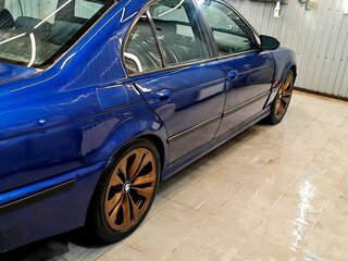 1996 BMW 5 серии 523i IV (E39), синий, 550000 рублей, вид 4