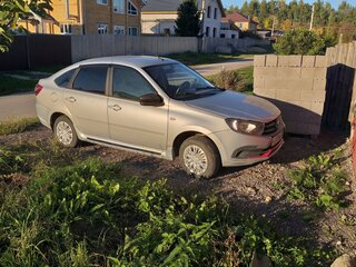 2019 Lada (ВАЗ) Granta I Рестайлинг, серебристый, 414000 рублей, вид 2