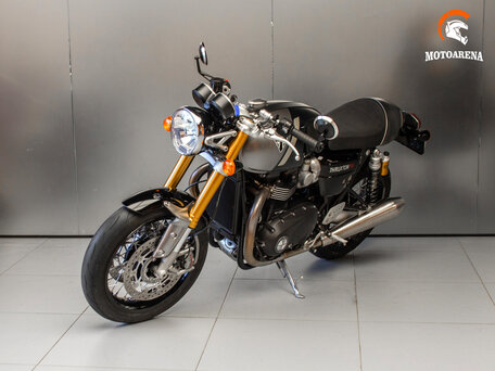 2022 Triumph Thruxton, чёрный, 1324174 рублей, вид 3