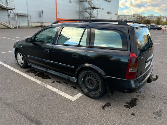 2000 Opel Astra G, чёрный, 140000 рублей - вид 9