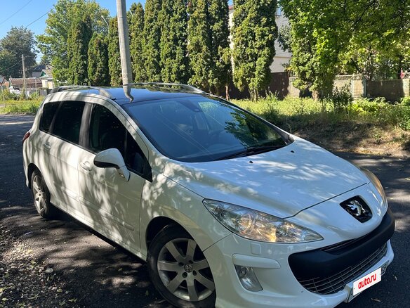 2008 Peugeot 308 I, белый, 345000 рублей - вид 1