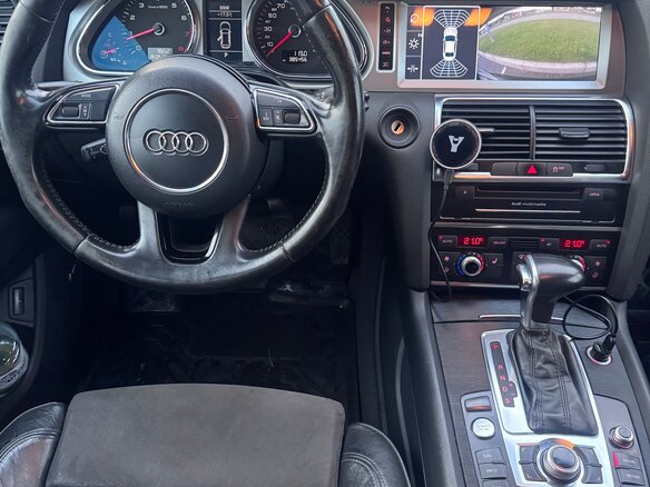 2012 Audi Q7 I (4L) Рестайлинг, синий, 1900000 рублей - вид 11