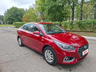 2018 Hyundai Solaris II, красный, 1170000 рублей, вид 2