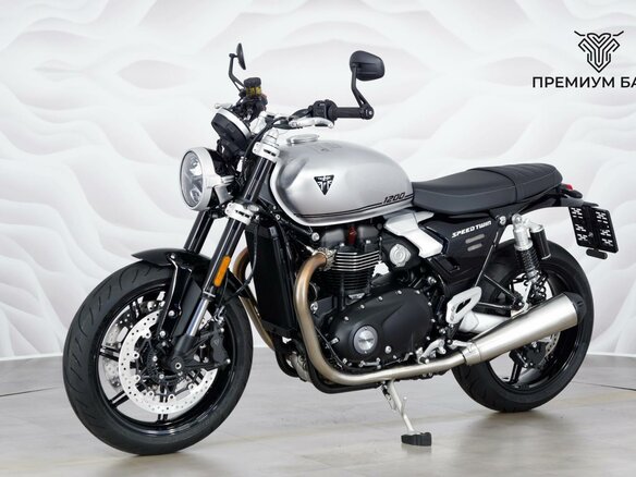 2026 Triumph Speed Twin, серебристый, 1599000 рублей - вид 2