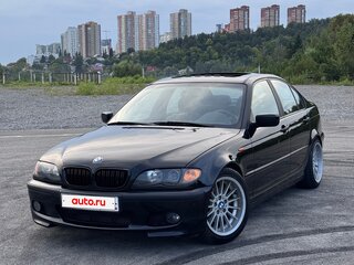 2002 BMW 3 серии 318d IV (E46) Рестайлинг, чёрный, 969000 рублей, вид 4