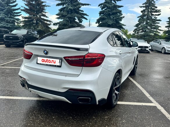 2018 BMW X6 40d II (F16), белый, 3500000 рублей - вид 7