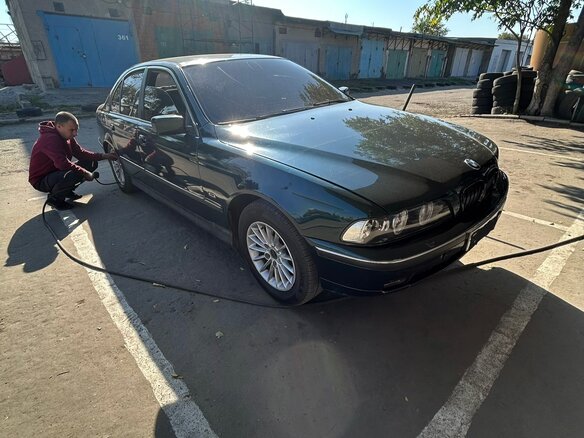 2000 BMW 5 серии 523i IV (E39), зелёный, 450000 рублей - вид 5