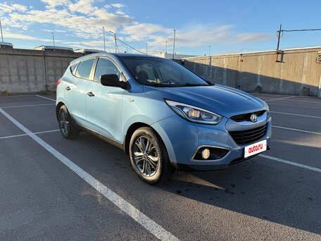 2015 Hyundai ix35 I Рестайлинг, голубой, 1850000 рублей, вид 3