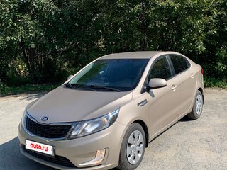 2013 Kia Rio 4-speed III, бежевый, 1020000 рублей, вид 3