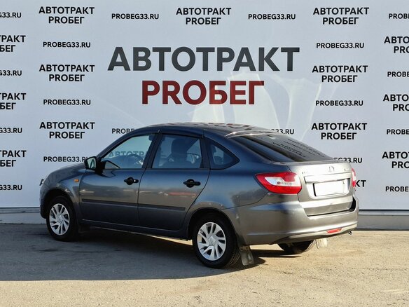 2016 Lada (ВАЗ) Granta I, серый, 445000 рублей - вид 6