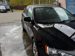 2013 Mitsubishi Lancer X Рестайлинг, чёрный, 400000 рублей, вид 3