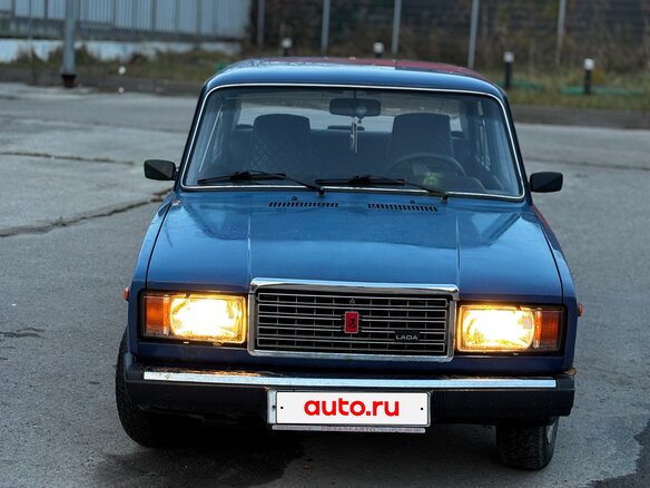 2006 Lada (ВАЗ) 2107, синий, 130000 рублей - вид 3