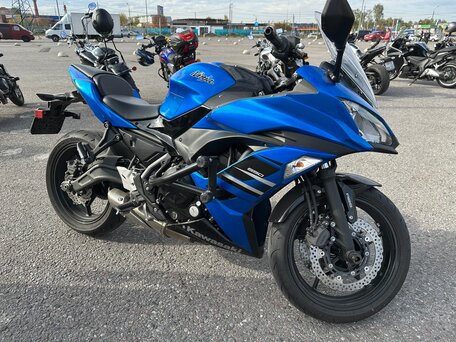2018 Kawasaki Ninja 650, синий, 750000 рублей, вид 4