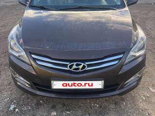 2016 Hyundai Solaris I Рестайлинг, коричневый, 960000 рублей, вид 1