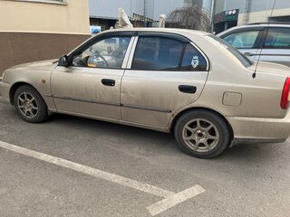 2004 Hyundai Accent ТагАЗ II, бежевый, 200000 рублей, вид 3