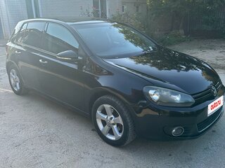 2009 Volkswagen Golf VI, чёрный, 650000 рублей, вид 1