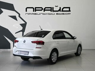 2021 Volkswagen Polo VI, белый, 1419900 рублей, вид 4