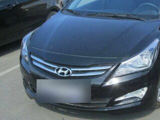 2015 Hyundai Solaris I Рестайлинг, чёрный, 910000 рублей, вид 1